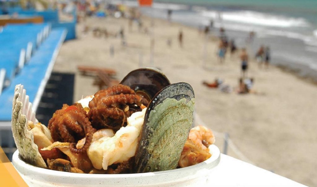Las Grutas y la feria culinaria